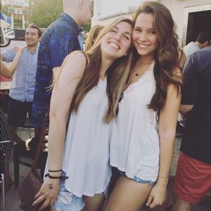 White Soft and Sexy American Eagle tank